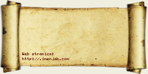 Isak Grandić vizit kartica